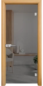 Стъклена врата Standart Basic 10-2, Светъл дъб