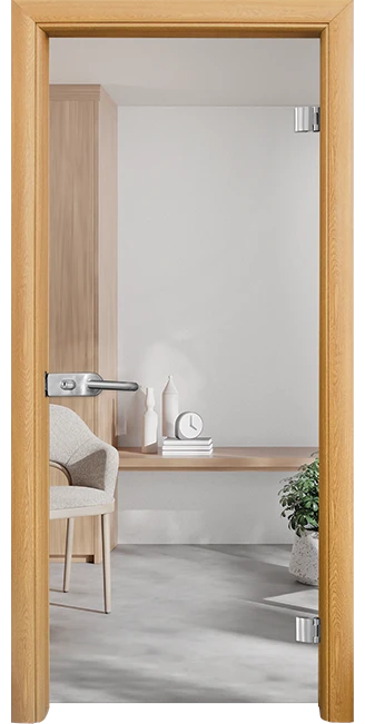 Стъклена врата Standart Basic 10, Светъл дъб