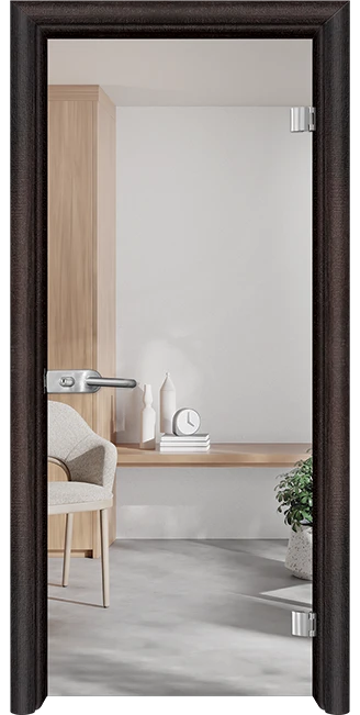 Стъклена врата Standart Basic 10, Венге